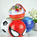 Пользовательские формы металла рождественские украшения, мяч форму олова, форму шара конфеты олово